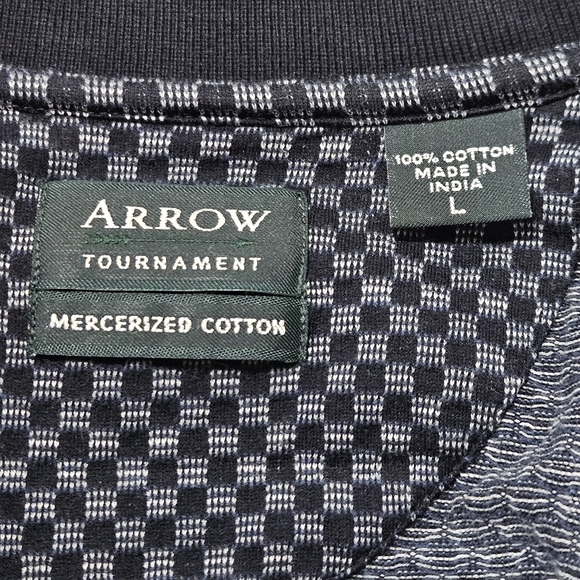 VINTAGE Arrow Tournament Short Sleeve Pullover Shirt - Picture 8 of 9